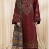 Sapphire SP-562 Premium Dhanak 3 Piece Embroidered Linen Winter Suit with Digital Wool Shawl