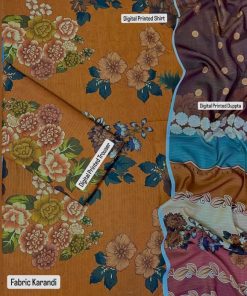 Baroque BR-42 | Stylish Bana Dori Karandi 3 Piece Winter Suit
