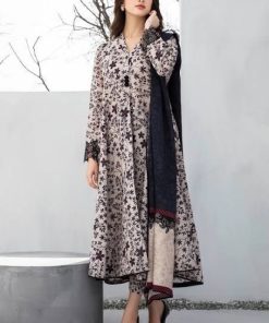 Baroque BR-41 Karandi Printed 3 Piece Winter Collection