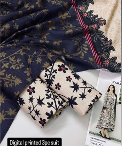 Baroque BR-41 | Classic Bana Dori Karandi 3 Piece Printed Winter Collection
