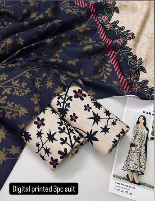 Baroque BR-41 | Classic Bana Dori Karandi 3 Piece Printed Winter Collection
