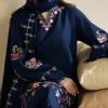 Qalamkar QM-570 Winter 3 Piece Dhanak Embroidered Suit with Heavy Shawl