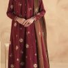 Baroque BR-576 Dhanak 3 Piece Unstitched Winter Suit with Full Embroidery and Shawl