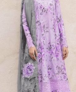 Iznik IZ-589 3 Piece Unstitched Winter Khaddar Suit with Embroidery and Printed Shawl