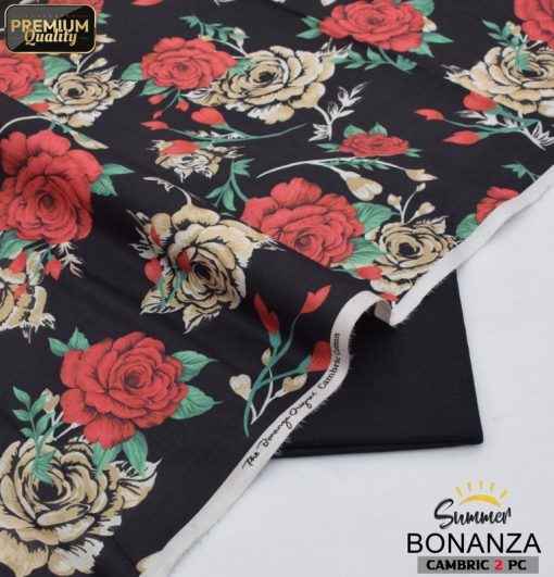 Women’s Comfortable Cambric Cotton 2-Piece Suit Bonanza Satrangi