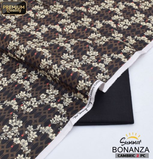 Bonanza Satrangi Casual Wear Cambric Cotton 2-Piece Suit for Women