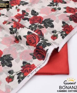 Women’s Summer Collection 2-Piece Cambric Cotton Suit Bonanza Satrangi