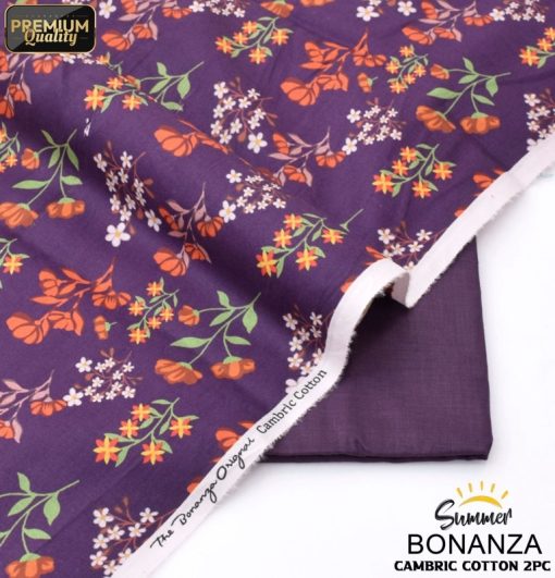 Women’s Summer Collection 2-Piece Cambric Cotton Suit Bonanza Satrangi