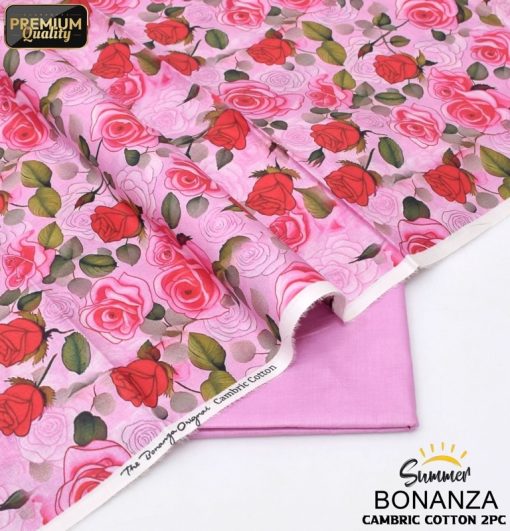 Bonanza Satrangi 2-Piece Cambric Cotton Ladies Suit