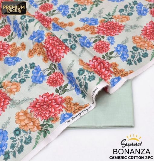 Bonanza Satrangi 2-Piece Cambric Cotton Ladies Suit