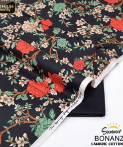 Bonanza Satrangi 2-Piece Summer Cambric Cotton Suit for Women