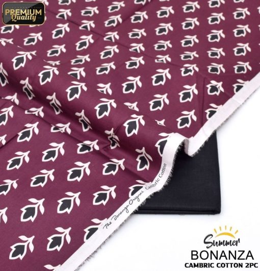 Bonanza Satrangi Elegant 2-Piece Cambric Cotton Suit for Women