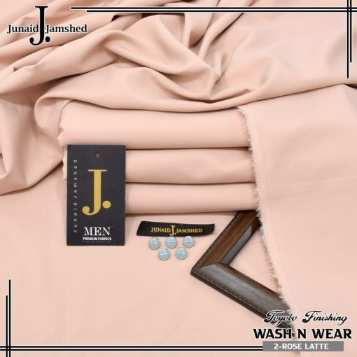 J. Wash N Wear Elegant Unstitched Fabric for Men