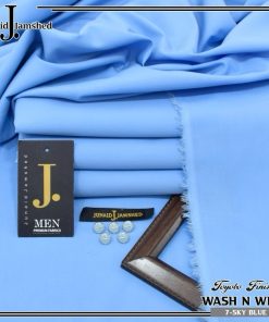 J. Wash N Wear Unstitched Suit with Accessories