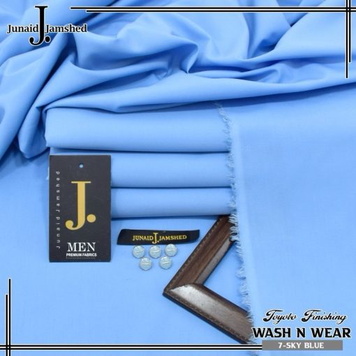 J. Wash N Wear Unstitched Suit with Accessories