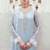 Mushq MQ-610 3 Piece Organza Suit with Heavy Adda Work and Embroidered Dupatta