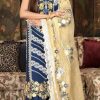 Crimson CR-596 Linen Embroidered Suit with Heavy Embroidered Shirt, Daman Patch, Plain Trouser, and Full Embroidered Bamber Chiffon Dupatta