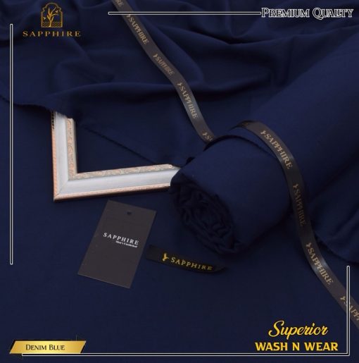 Sapphire Wash N Wear Stylish Men’s Unstitched Suit Cloth
