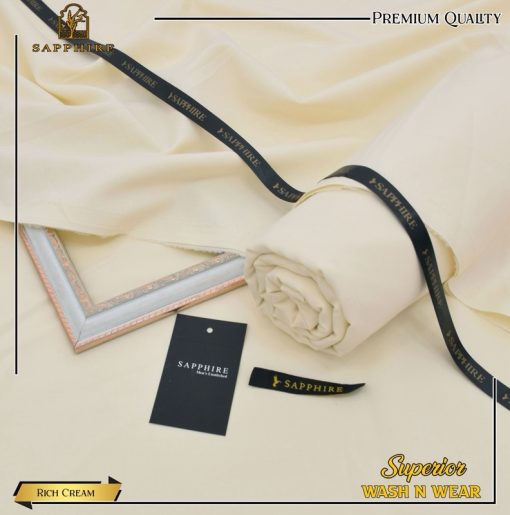 Sapphire Wash N Wear Premium Fabric for Men in Pakistan