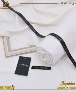 Sapphire Wash N Wear Elegant Fabric for Formal Wear