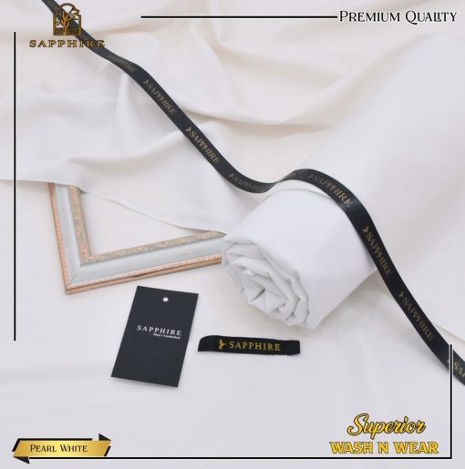 Sapphire Wash N Wear Elegant Fabric for Formal Wear
