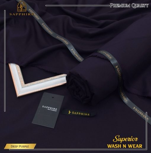 Sapphire Wash N Wear Durable and Easy to Stitch Fabric