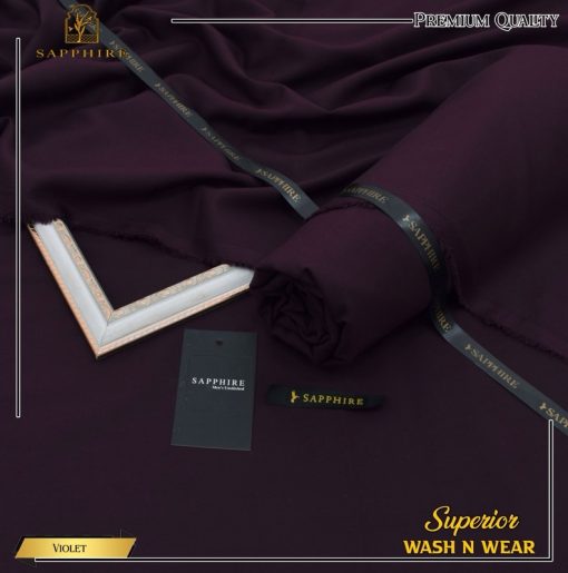 Sapphire Wash N Wear Premium Quality Fabric for Men
