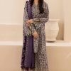 Baroque BR-45 3pc Winter Karandi Bana Dora Suit with Digital Print