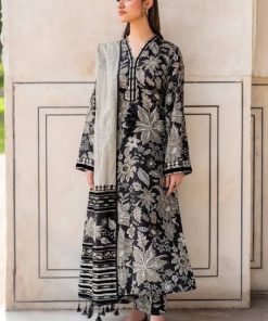 Baroque BR-47 Winter Karandi Bana Dora Digital Printed 3 Piece Suit