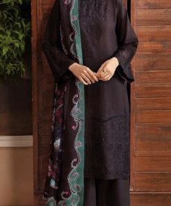 Afsanah AF-603 Premium Dhanak Winter Suit with Heavy Embroidery and Digital Wool Shawl