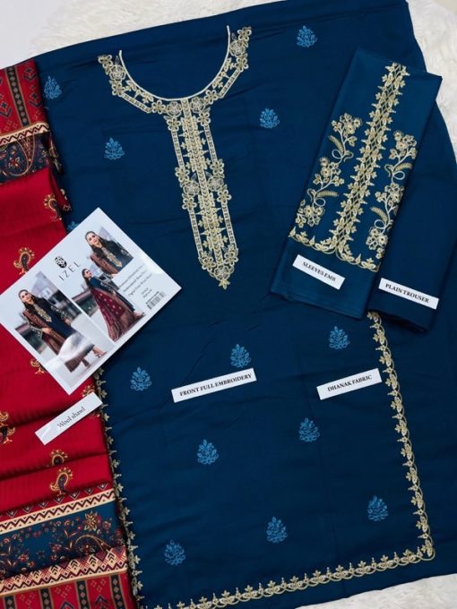 IZEL - IZ-601 | 3 PIECE DHANAK WINTER SUIT