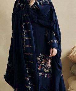 Zara Shahjahan ZS-606 Premium 3 Piece Dhanak Winter Suit with Embroidery and Digital Wool Shawl