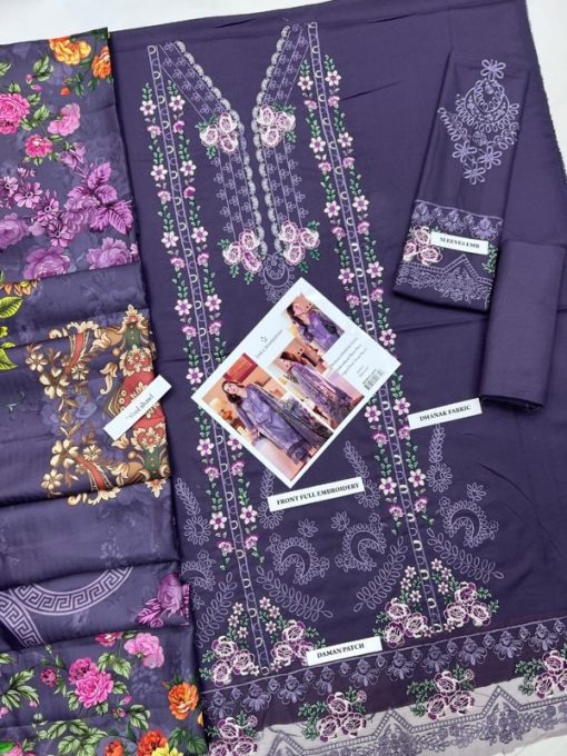 The sleeves come fully embroidered, adding balance to the shirt design and giving the suit a luxurious appeal.