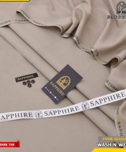 Elegant Sapphire Men Unstitched Wash and Wear Fabric with 4 meter cutting