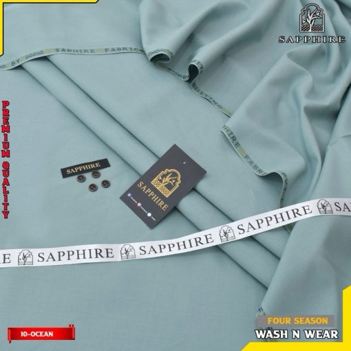 Sapphire Men Unstitched All Seasonal Wash and Wear Suit with premium fabric