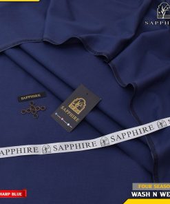 Pakistani Men’s Sapphire Wash and Wear Unstitched Suit for all seasons