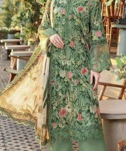 Trendy Khaddar 3 Piece Unstitched Digital Print Outfit  