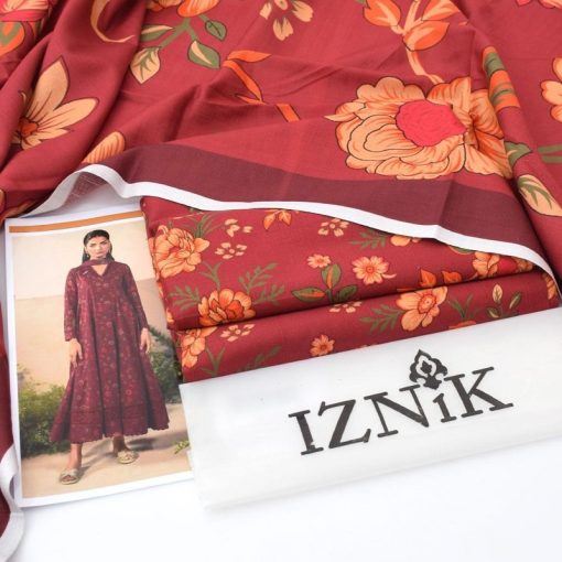 Classic Khaddar 3 Piece Digital Printed Winter Outfit  