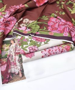 Cozy Khaddar 3 Piece Digital Print Suit for Winter  