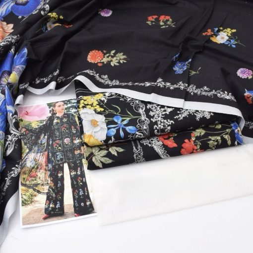 Cozy Khaddar 3 Piece Digital Printed Winter Outfit  