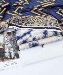 Elegant Khaddar Unstitched 3 Piece Winter Dress  