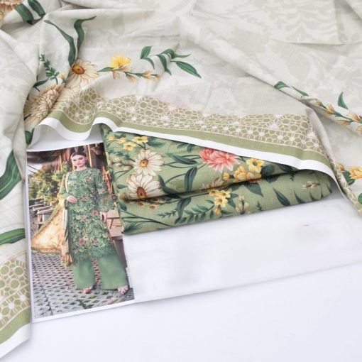 Premium Khaddar 3 Piece Digital Printed Outfit  