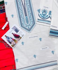 The LAAM LM-610 | 3 Piece Dhanak Embroidered Winter Suit is a luxurious outfit designed to bring
