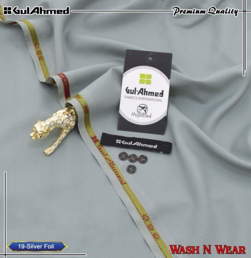Elegant Men’s Fabric with Branded Finishing and Quality Threads