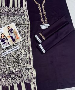 AISLING AS-621 | 3 PIECE WINTER DHANAK EMBROIDERED SUIT