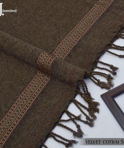 Premium Velvet Shawl with Patti Border Work