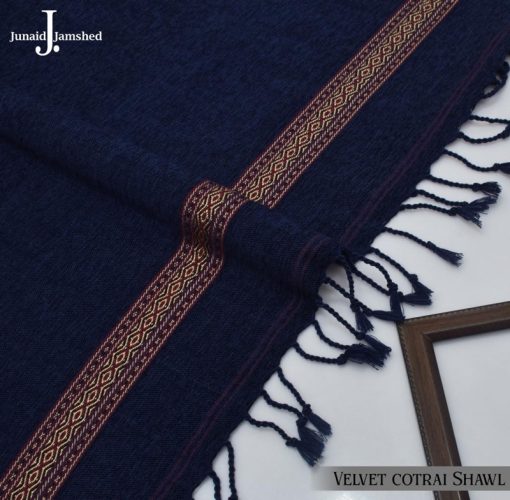 Elegant Velvet Shawl for Winter Season