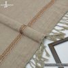 Stylish Velvet Shawl with Elegant Border Design