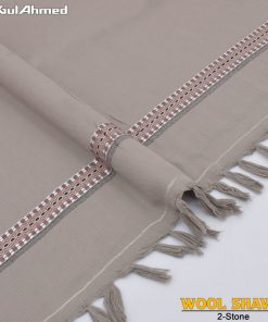 Gul Ahmed Stone Wool Shawl for Men – Elegant Winter Collection