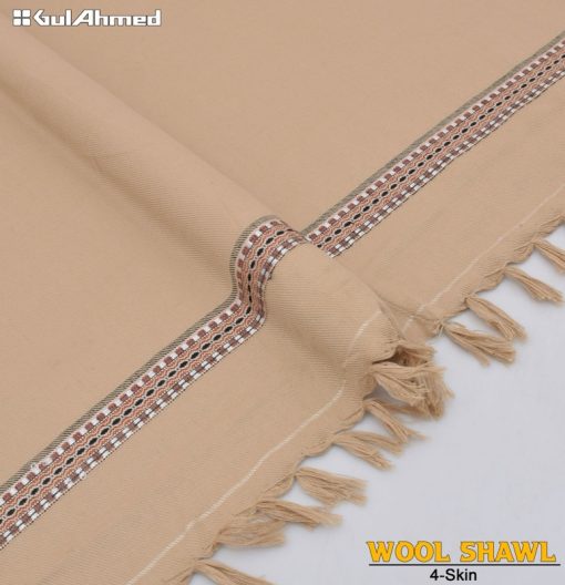 Gul Ahmed Skin Wool Shawl for Men – Premium Winter Collection